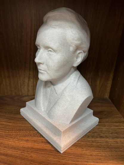 Marie Curie Sculpture Bust - Life Size Female Scientist Art | STEM Gift