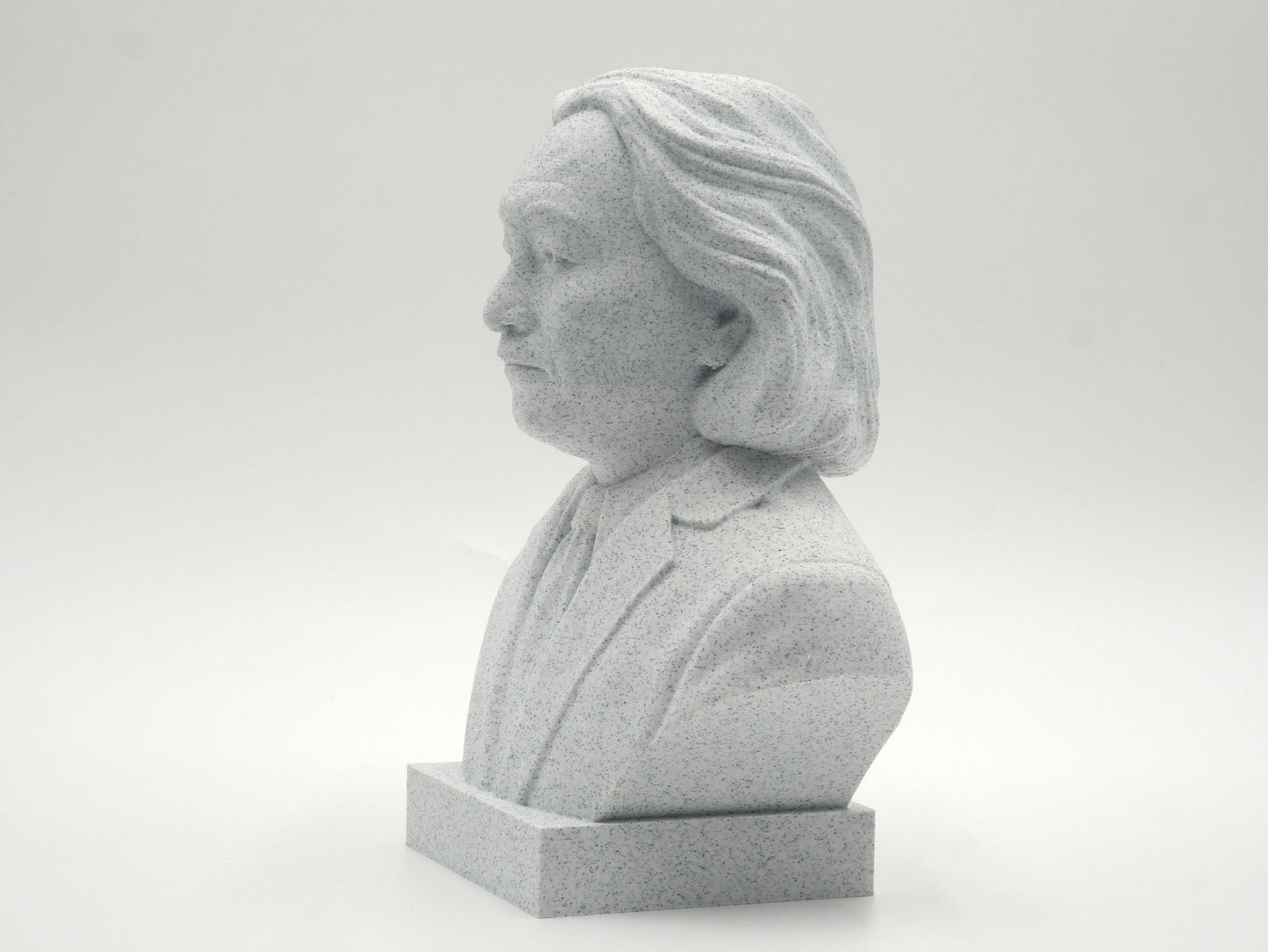 Michio Kaku Bust Sculpture – 3D Printed Bust | Paintable Marble Statue for Science Office Decor