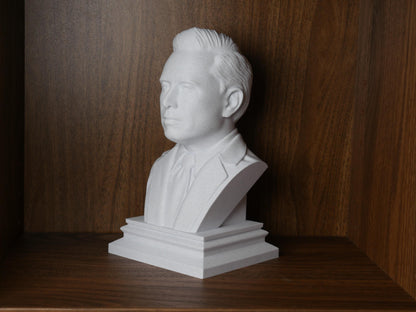 Elon Musk Bust Sculpture – Tech Entrepreneur Statue | Innovation Leader Decor