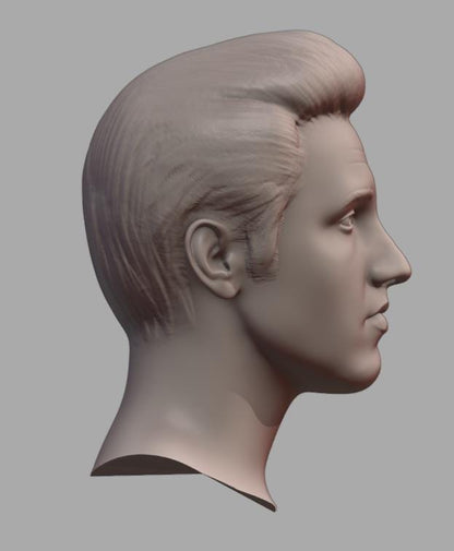 Elvis Presley Bust – Rock and Roll Statue | Music Icon Sculpture for Home Office