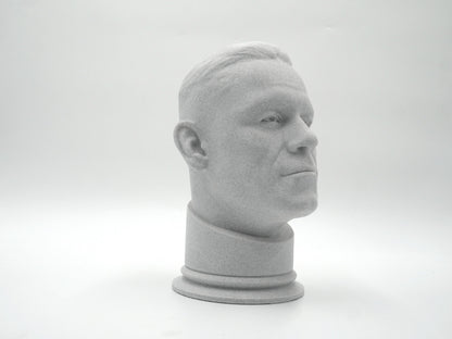 John Cena Bust Sculpture – Wrestling Legend Statue | Sports Fan Decor