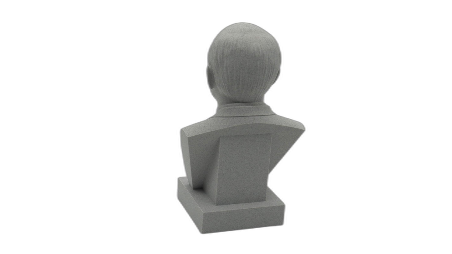 Enrico Fermi Bust | 3D Printed Sculpture - Physicist Statue & Science Decor Gift