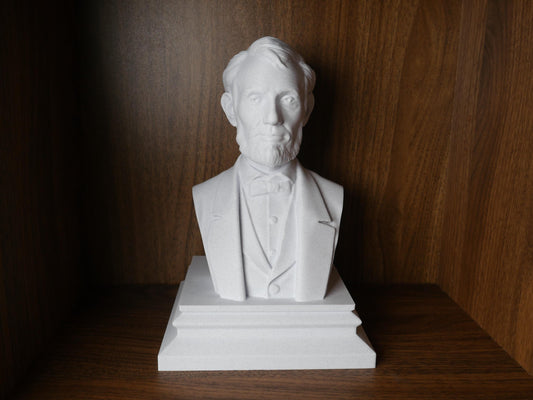 Abraham Lincoln Bust - 16th President Statue | Civil War Leader Sculpture, Educational Decor