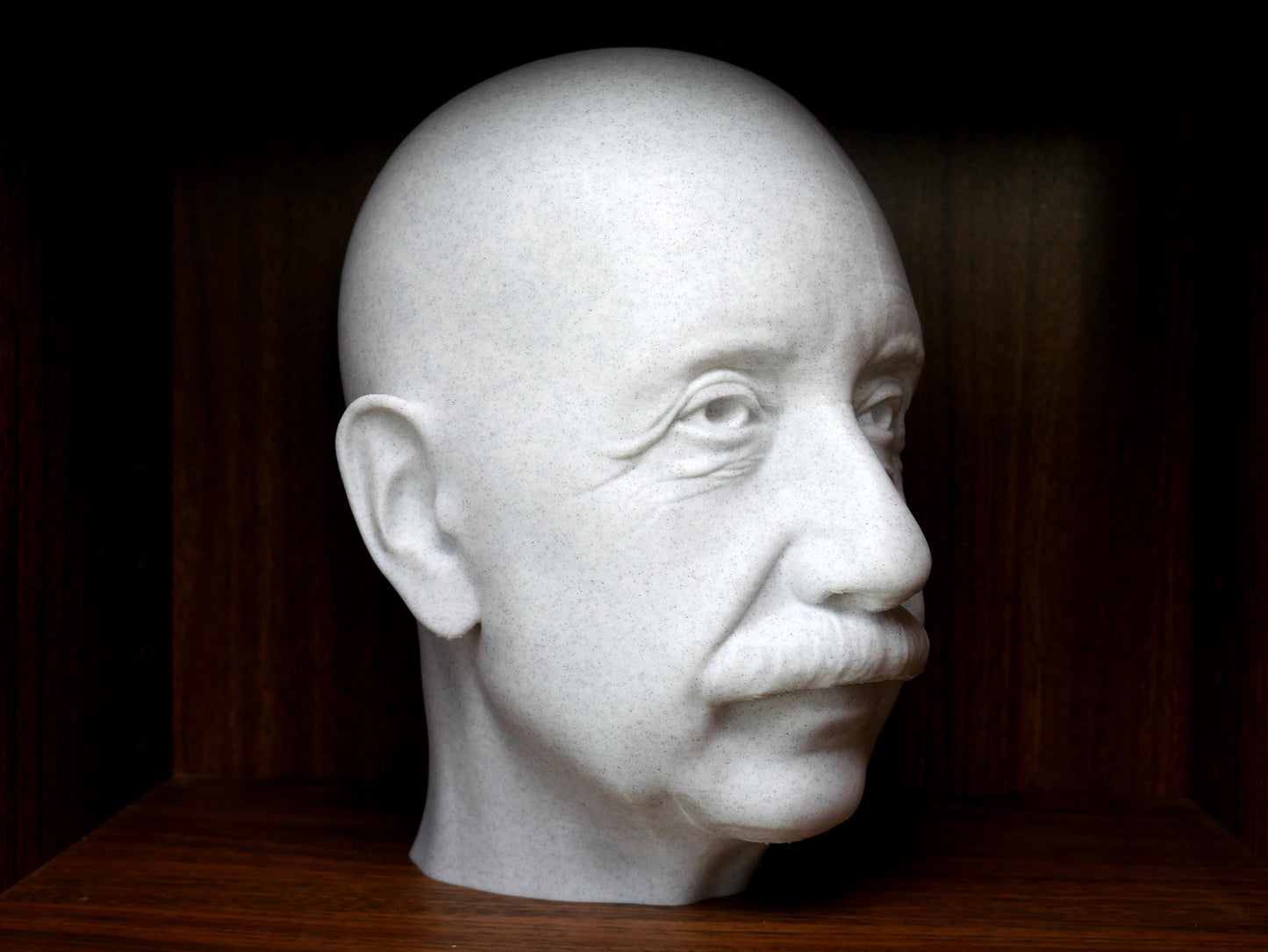 Albert Einstein Bust – Scientist Statue 3D Printed | Physics Decor Gift