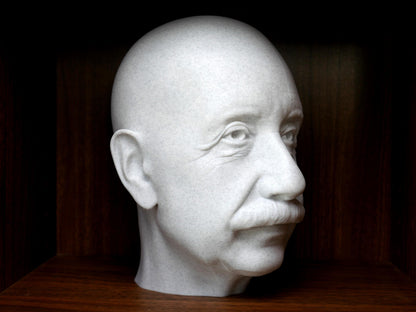 Albert Einstein Bust – Scientist Statue 3D Printed | Physics Decor Gift