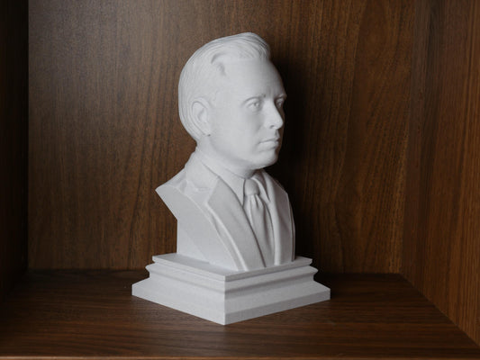 Elon Musk Bust Sculpture – Tech Entrepreneur Statue | Innovation Leader Decor