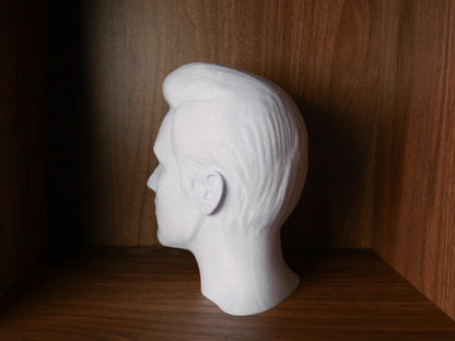 Elvis Presley Bust – Rock and Roll Statue | Music Icon Sculpture for Home Office