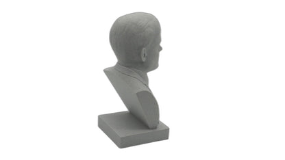 Alan Turing Bust – 3D Printed Sculpture | Computer Scientist Statue with Hand Painted Finish