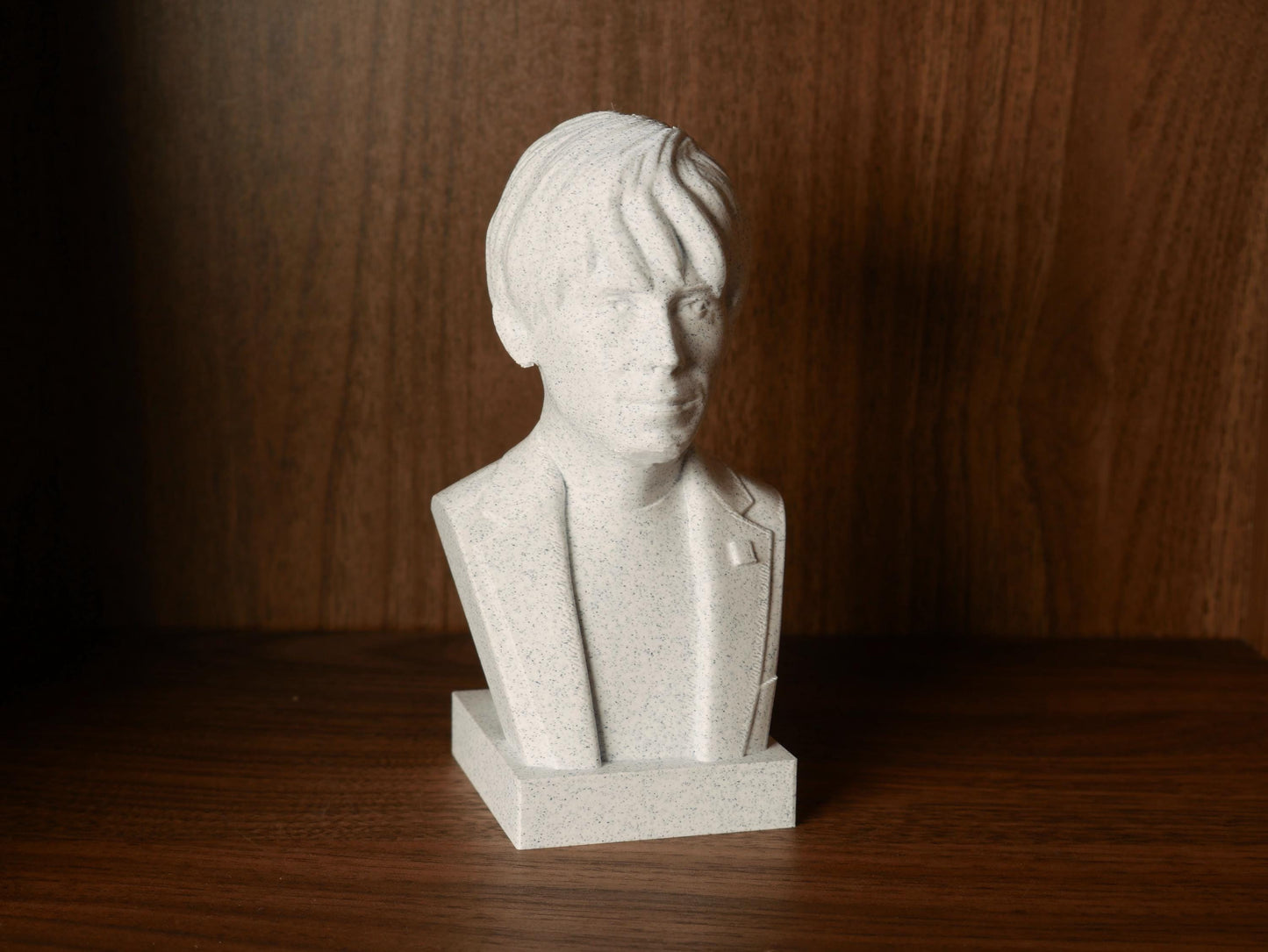 Brian Cox Bust - 3D Printed Physicist Statue | Cosmic Decor for Home Office