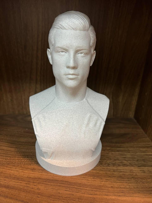 Cristiano Ronaldo Bust – Football Legend Sculpture | Athlete Decor Gift