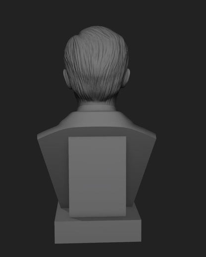 Mr Rogers Bust Sculpture – 3D Printed Bust with Museum Quality Finish for Library Decor