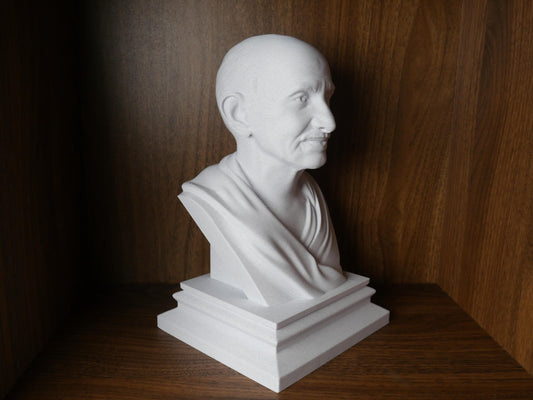 Mahatma Gandhi Bust Sculpture – Indian Independence Statue | Eco-Friendly PLA Bust