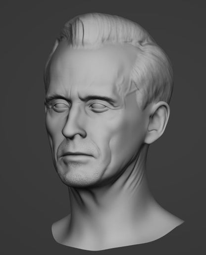Robert Knepper Bust – 3D Printed Sculpture | Detailed Actor Statue for Home Office Decor