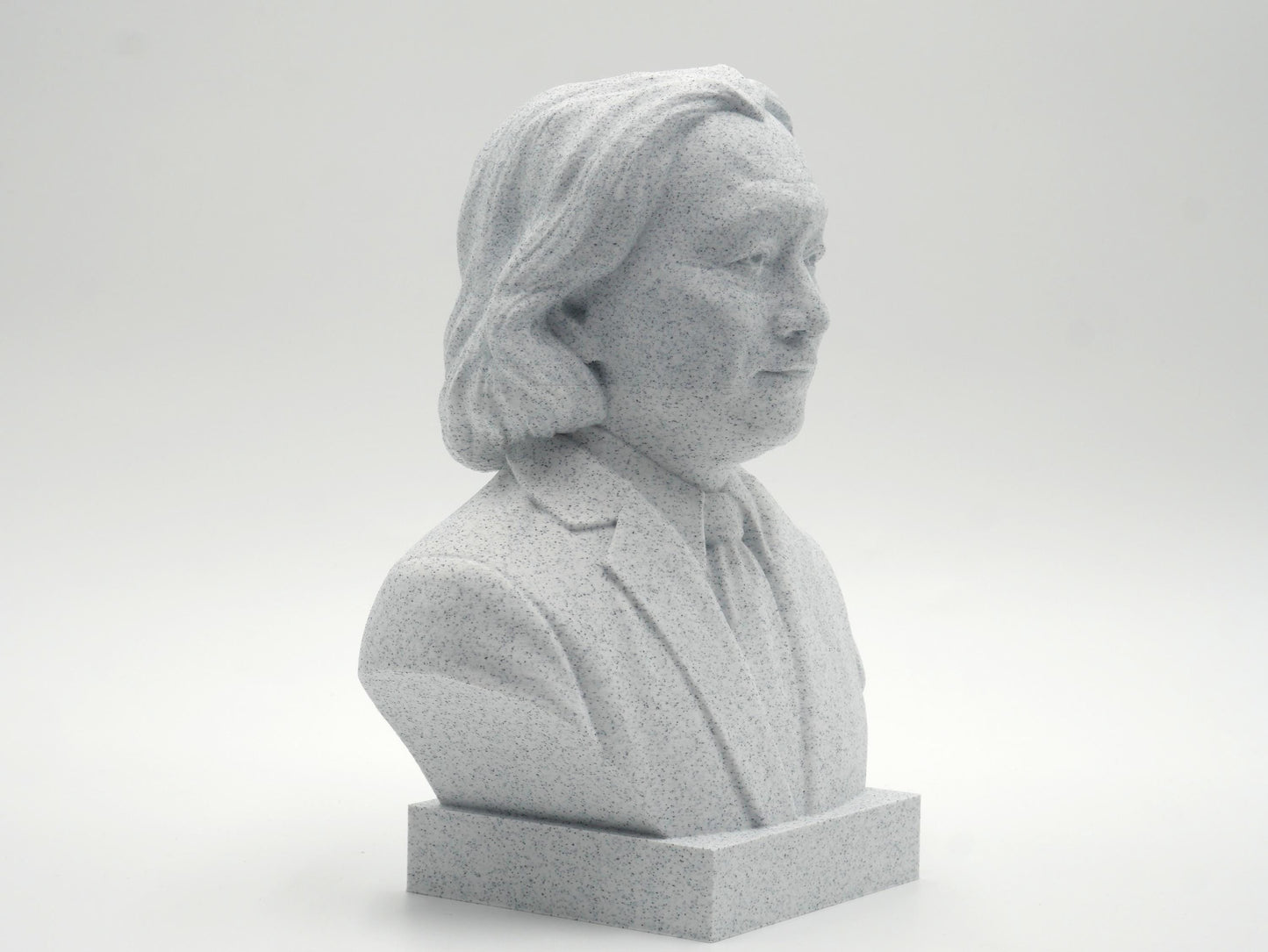 Michio Kaku Bust Sculpture – 3D Printed Bust | Paintable Marble Statue for Science Office Decor