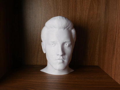 Elvis Presley Bust – Rock and Roll Statue | Music Icon Sculpture for Home Office