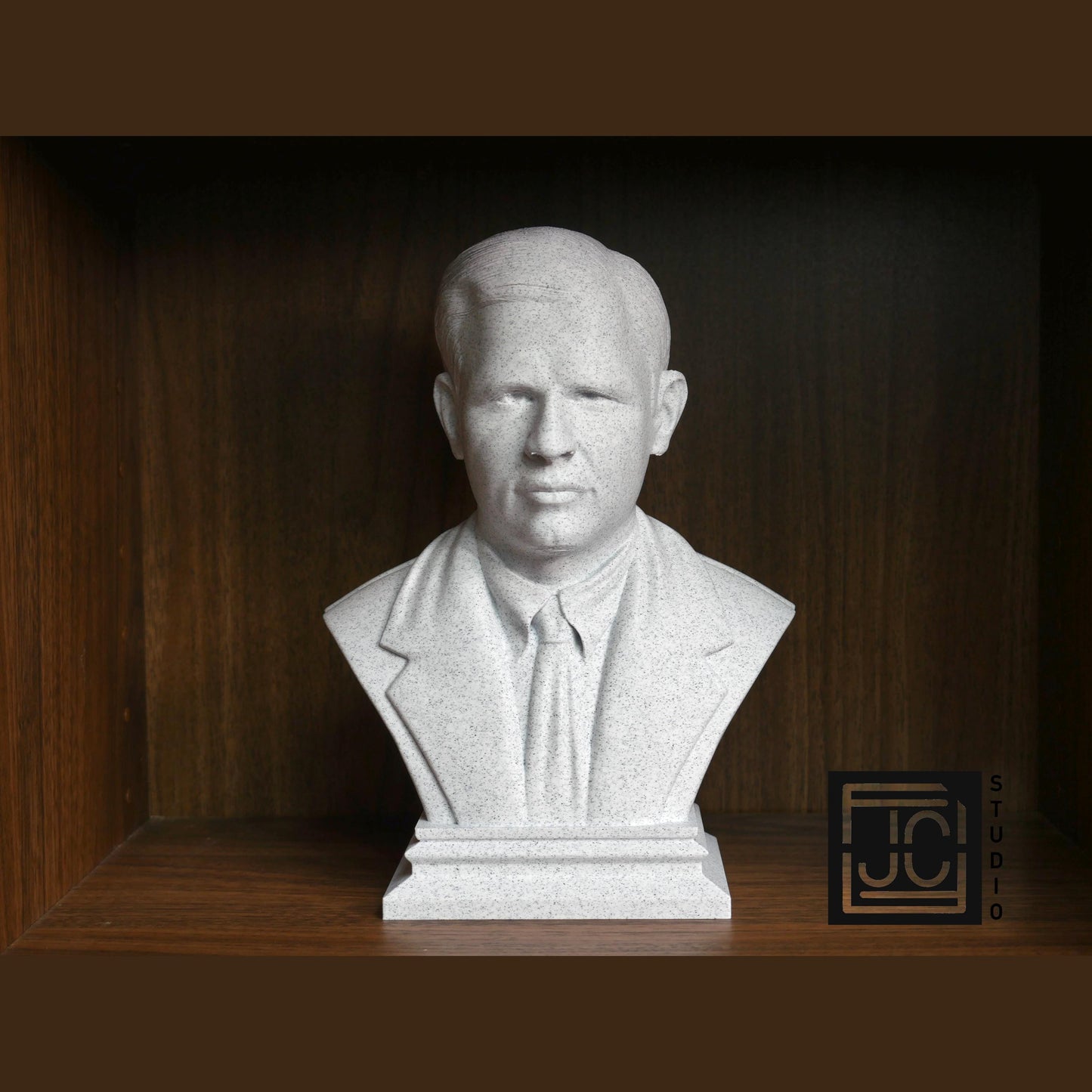 Bonhoeffer Bust Sculpture – Theologian Statue | Office Decor | Faith Inspired Gift
