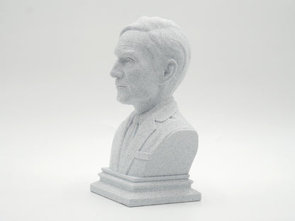 Bill Nye Bust Sculpture - 3D Printed Science Educator Statue for Study Room