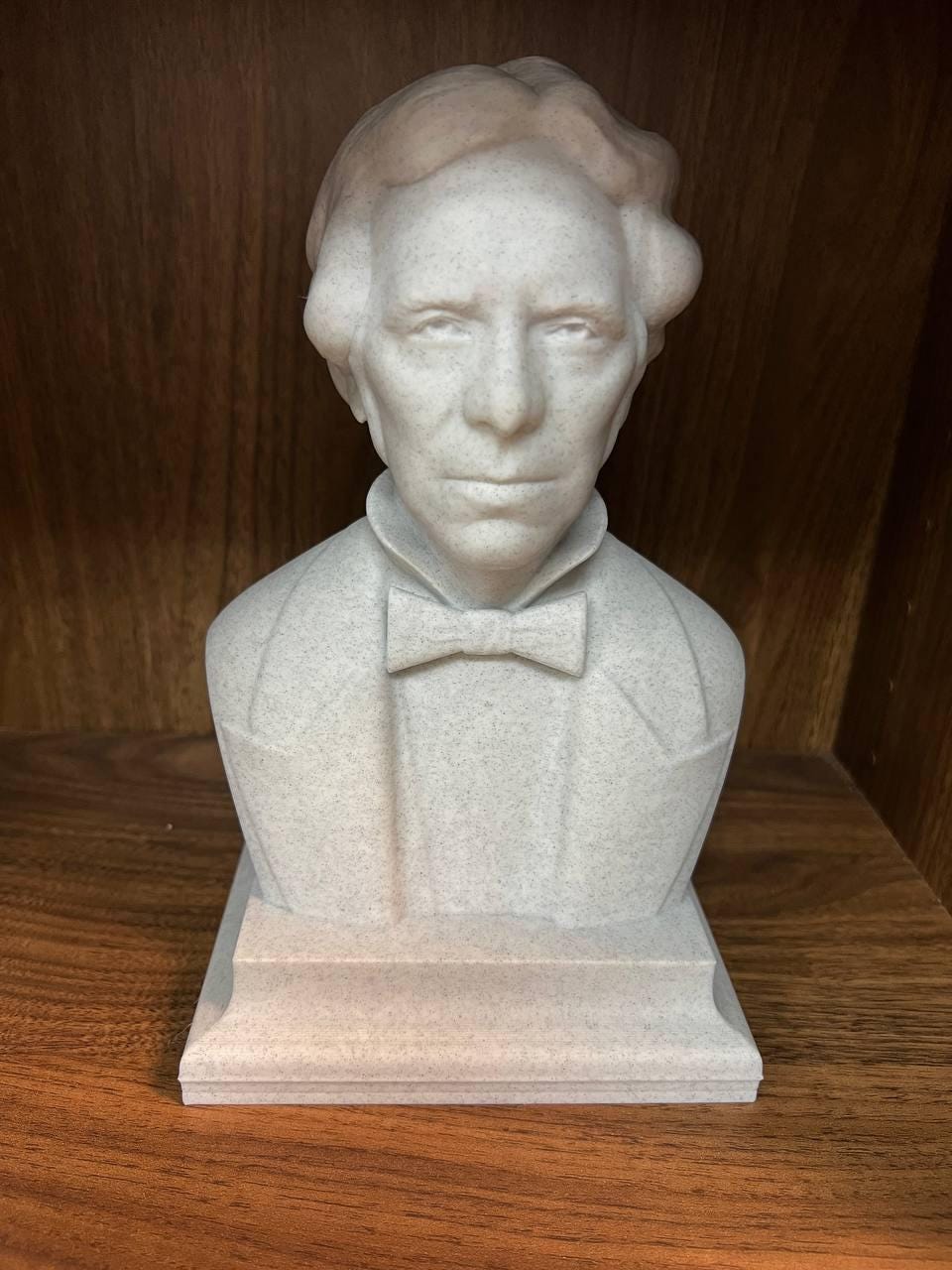 Michael Faraday Bust - Historical Physicist Statue | Science Decor Gift