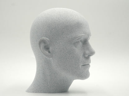 Robert Downey Jr Bust – Cinematic Actor Sculpture | 3D Printed PLA Model for Studio & Display