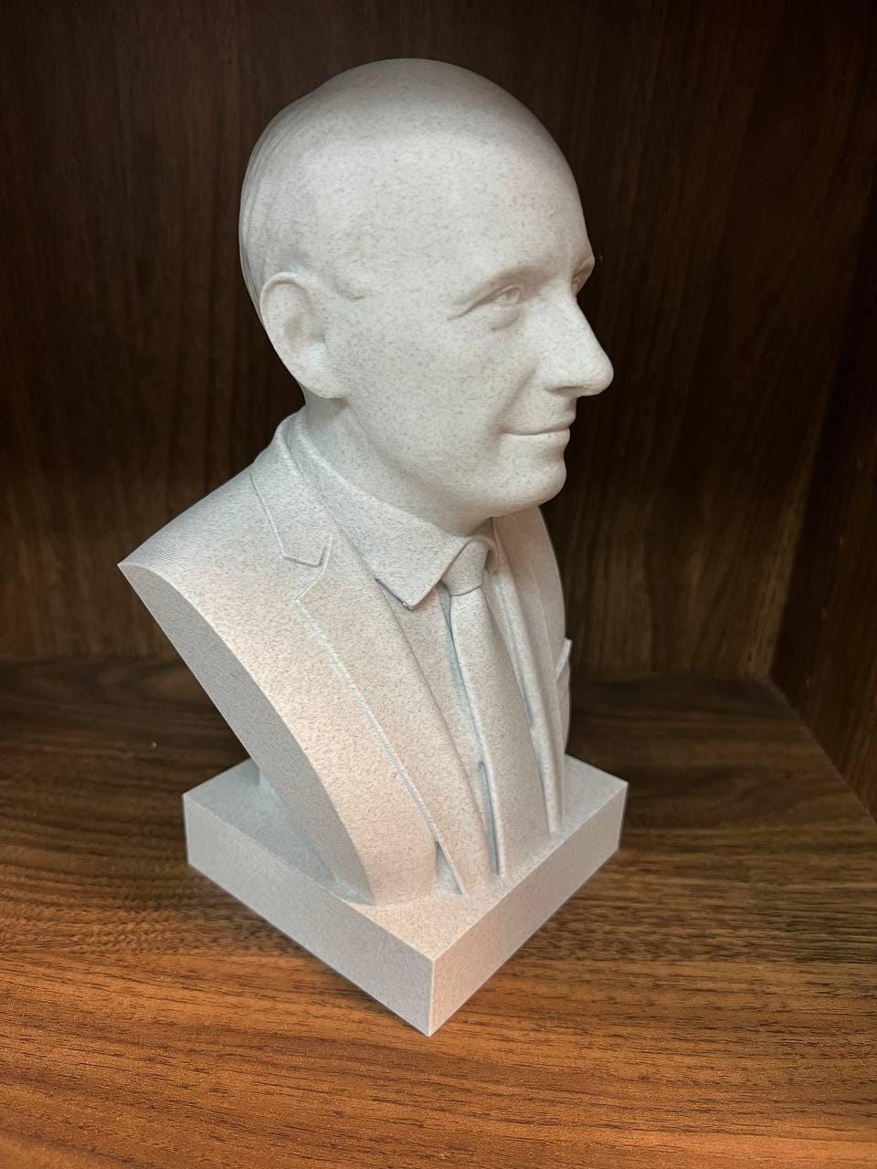Enrico Fermi Bust | 3D Printed Sculpture - Physicist Statue & Science Decor Gift