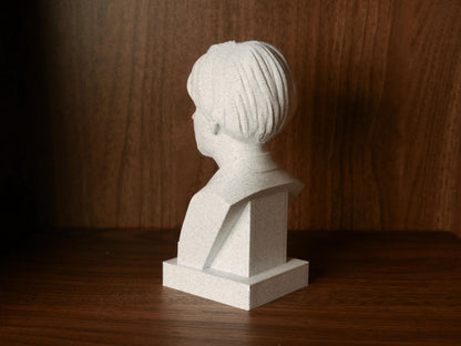 Brian Cox Bust - 3D Printed Physicist Statue | Cosmic Decor for Home Office