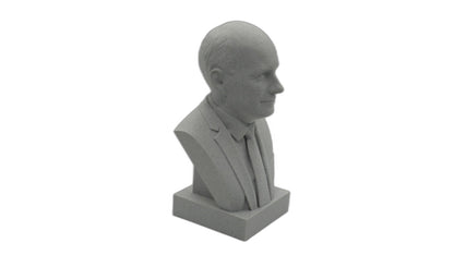 Enrico Fermi Bust | 3D Printed Sculpture - Physicist Statue & Science Decor Gift