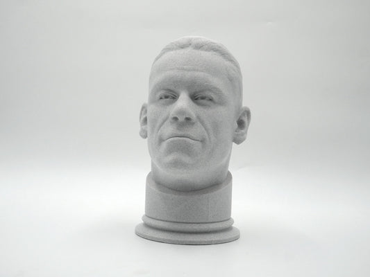 John Cena Bust Sculpture – Wrestling Legend Statue | Sports Fan Decor