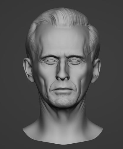 Robert Knepper Bust – 3D Printed Sculpture | Detailed Actor Statue for Home Office Decor