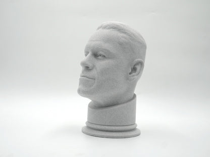 John Cena Bust Sculpture – Wrestling Legend Statue | Sports Fan Decor
