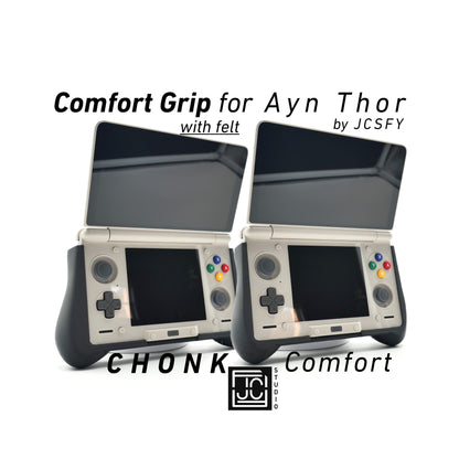 Ayn Thor Grip – Thick Comfort Grip with Felt Lined Cover & Dust Protection