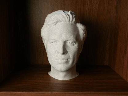 Mark Ruffalo Bust – 3D Printed Sculpture | Eco Friendly PLA Actor Statue for Home Office