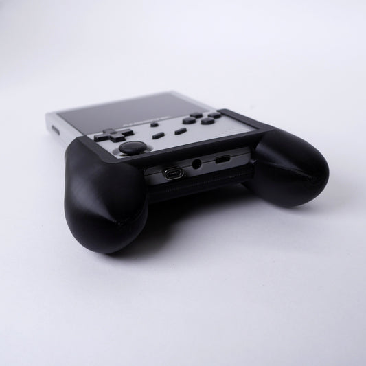 Anbernic RG351v Grip Ergonomic Gaming Accessory | Handheld 351 Comfort Thick Handle Long Play Time Vertical Smooth Back by JCSFY