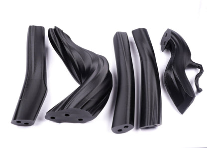 Fearne Staff 3D Printed Kit of the Adder all Black Critical Role Cosplay Prop Nature Cosplay Ready to Paint and Assemble 6ft Tall Calloway