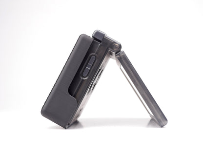 Anbernic RG35XX-SP RG35 SP Slim Grip Felt Lining Case with Felt Wrap Ergonomic RG35X Handheld Flip Rocker Screen Back Plate Convertible