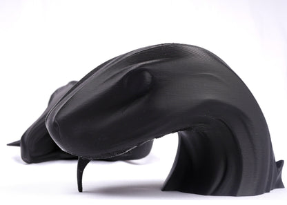 Fearne Staff 3D Printed Kit of the Adder all Black Critical Role Cosplay Prop Nature Cosplay Ready to Paint and Assemble 6ft Tall Calloway