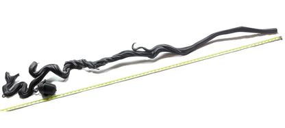 Fearne Staff 3D Printed Kit of the Adder all Black Critical Role Cosplay Prop Nature Cosplay Ready to Paint and Assemble 6ft Tall Calloway