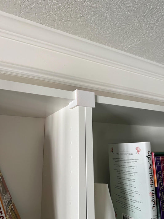 IKEA Billy Bookshelf Hook Clip Aligner Shelf Straightener | White Black Walnut Gray IKEA Bookshelves | Pressure Fit Tool | One Top Aligner