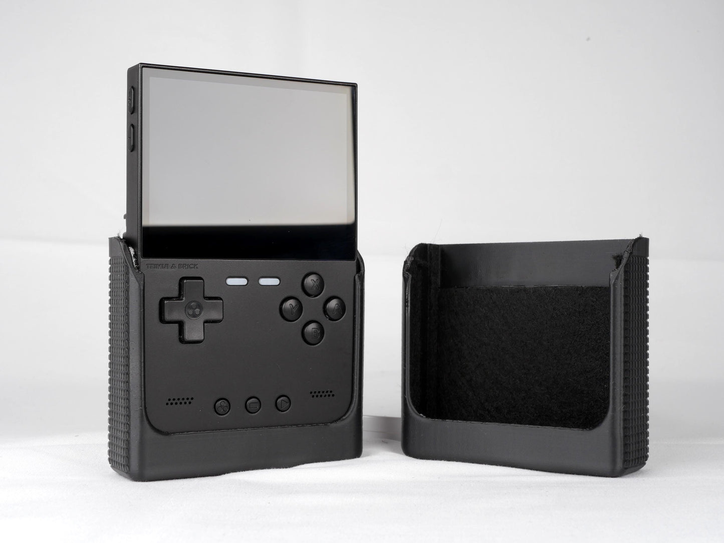 TrimUI Brick Reversible Screen Cover GBC Style Chin Grip Felt Screen Protector