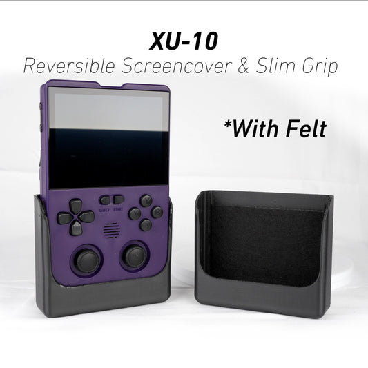 XU 10 Reversible Screen Cover Slim Chin Grip Felt Screen Protector