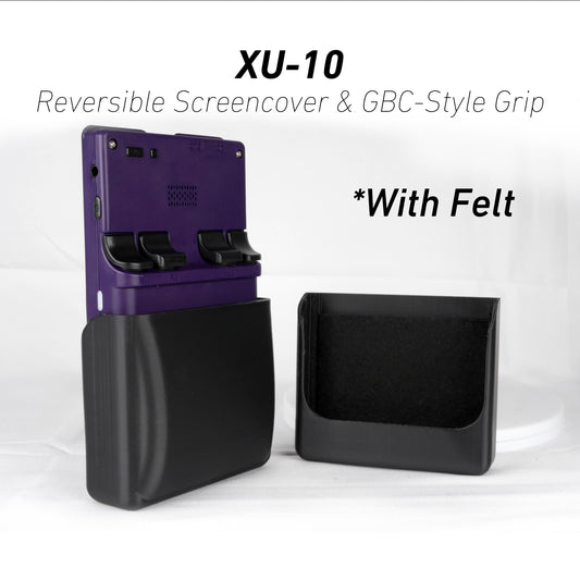 XU 10 Reversible Screen Cover GBC Style Chin Grip Felt Screen Protector