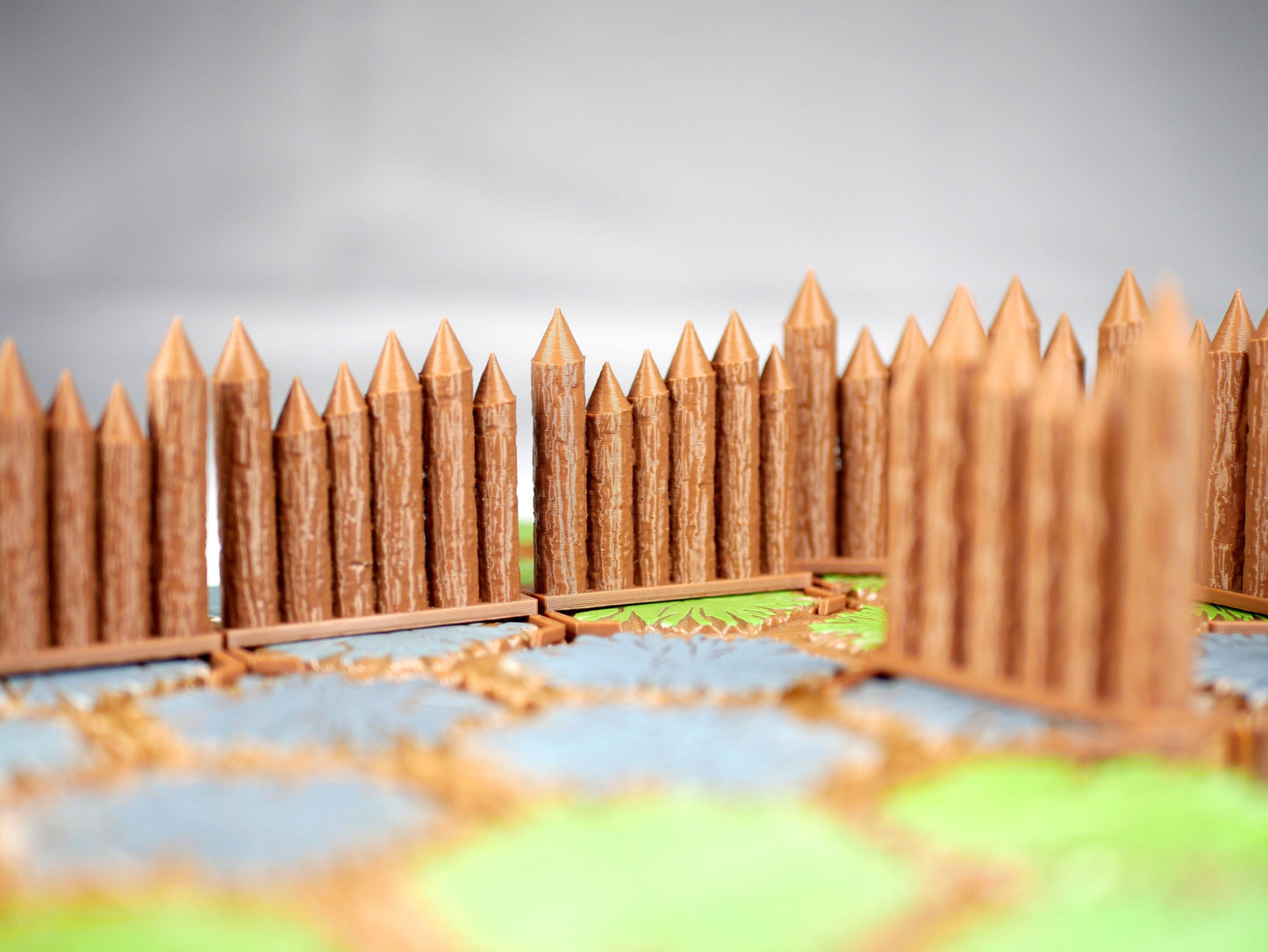 Palisades Hero Scape Single Hex Obstacle | Tabletop Terrain Hex Piece | HeroScape Upgrade Board Game | DnD Role Play Game Tile DIY Kit