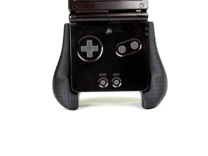 GBA SP Comfort Grip by JCSFY Textured Handles Black Original Game Boy Advance Sp Hand Held Thick Color | Slots Into Mobile Gaming Device