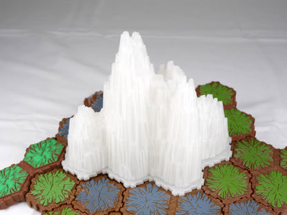 Large Outcrop Hero Scape Single Hex Obstacle | Tabletop Terrain Structure Piece | Miniature Board Game | DnD Role Play Game for heroscape