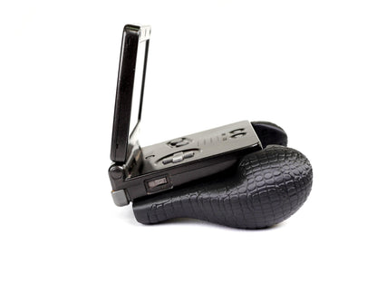 GBA SP Comfort Grip by JCSFY Textured Handles Black Original Game Boy Advance Sp Hand Held Thick Color | Slots Into Mobile Gaming Device
