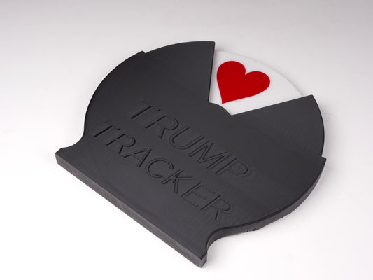 Euchre Trump Tracker Spinning Wheel for Playing Card Heart Diamond Spad Club Symbols Smooth Felt Glide White or Black for Card Player Gift