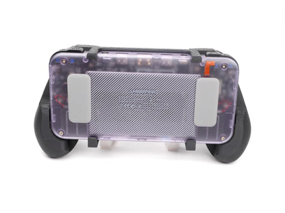 Felt Anbernic RG35XX-H Grip 2-in-1 Reversible Screen Cover & Thick Comfort Grip Case with Felt Wrap Ergonomic RG35X Handheld 2n1 RG35 Deluxe