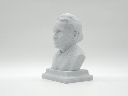 Marie Curie Life Size Bust – 3D Printed Female Scientist Sculpture – Nobel Prize Winner Decor – Inspirational STEM Gift Home Library Art
