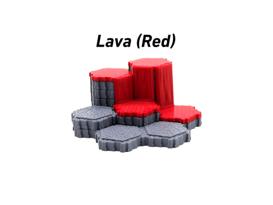 Waterfalls Accessory Hero Scape Compatible Hex Terrain | Tabletop Battle Pieces | Paintable Miniature Board Game| Role Play heroscape pieces