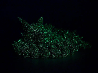 Articulated Crystal Dragon 3D Printed with Multi Color Filament | Fidget Flexi Animal Gift Desktop Toy | Flexible Jointed Creature by JCSFY