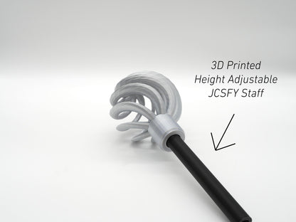 Tentacle Staff Kit for Cosplay DnD Sea Wizard Eldritch Kraken Ocean | Octopus Suction Topper Water Bender | 3D Printed Modular Cane by JCSFY